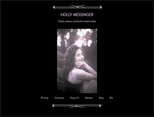 Tablet Screenshot of hollymessinger.com